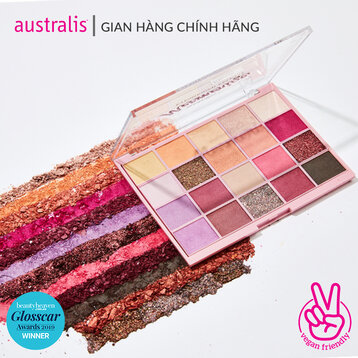 Bảng Phấn Mắt Australis 20 Màu Lấp Lánh 20g