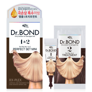 Bộ Dầu Xả &amp; Tinh Chất eZn Dr.Bond Dưỡng Tóc Mini 35g