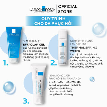Bộ Sản Phẩm La Roche-Posay Phục Hồi Và Làm Dịu Da 2 Món