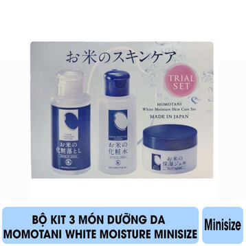 Bộ Sản Phẩm Dưỡng Ẩm, Làm Sáng Da MOMOTANI 3 Món