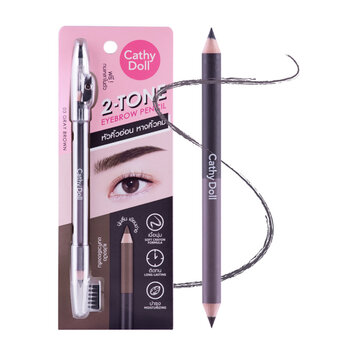 Chì Kẻ Mày Cathy Doll 2 Màu Trong 1 #03 Gray Brown 1g+1g