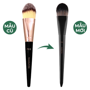 Cọ Tán Nền Vacosi Đầu Dẹp Bản To F03
