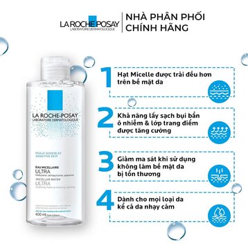 Combo 2 Nước Tẩy Trang La Roche-Posay Dành Cho Da Nhạy Cảm 400ml