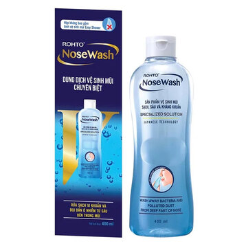 Dung Dịch Vệ Sinh Mũi Rohto NoseWash (Bình Thay Thế) 400ml