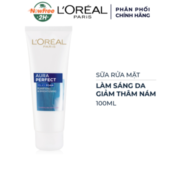 Sữa Rửa Mặt L'Oreal Làm Sáng Da, Giảm Thâm Nám 100ml