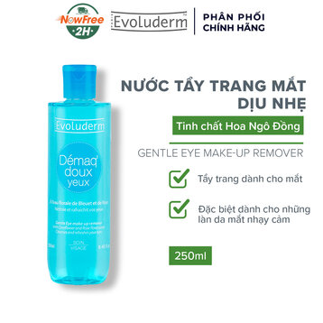 Nước Tẩy Trang Cho Mắt Evoluderm Dịu Nhẹ 250ml