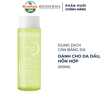 Dung Dịch Cân Bằng Da Bioderma Cho Da Dầu, Hỗn Hợp 200ml