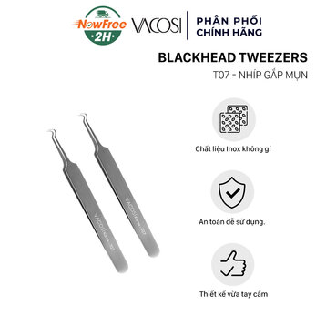 Nhíp Lấy Mụn Vacosi Blackhead Tweezers T07