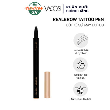 Bút Kẻ Sợi Mày Tatoo Vacosi 05 Dark Gray 3g