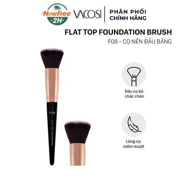 Cọ Tán Nền Vacosi Đầu Bằng F08