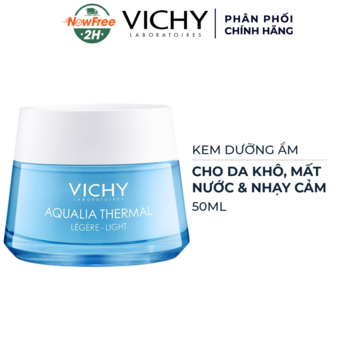 Kem Dưỡng Ẩm Vichy Cho Da Khô, Mất Nước &amp; Nhạy Cảm 50ml