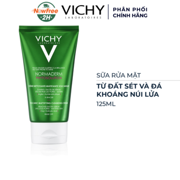 Sữa Rửa Mặt Vichy Từ Đất Sét Và Đá Khoáng Núi Lửa 125ml