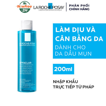 Nước Cân Bằng La Roche-Posay Giàu Khoáng Cho Da Dầu 200ml