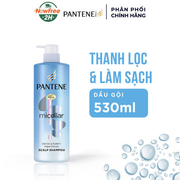Dầu Gội Pantene Từ Tảo Biển Thanh Lọc &amp; Làm Sạch 530ml