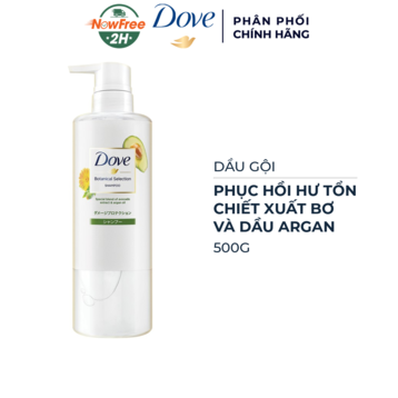 Dầu Gội Dove Phục Hồi Hư Tổn Chiết Xuất Bơ &amp; Dầu Argan 500g
