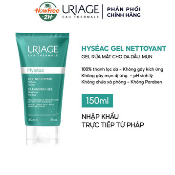 Gel Rửa Mặt Uriage Cho Da Dầu Mụn, Hỗn Hợp 150ml
