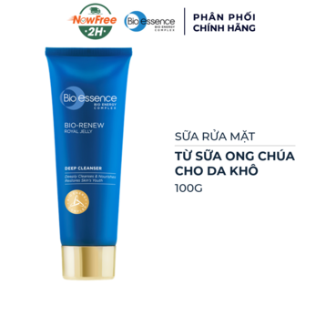 Sữa Rửa Mặt Bio-essence Từ Sữa Ong Chúa Cho Da Khô 100g