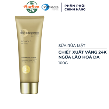Sữa Rửa Mặt Bio-essence Vàng 24K Ngăn Ngừa Lão Hoá 100g