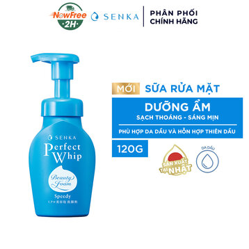 Sữa Rửa Mặt Senka Dạng Bọt Dành Cho Da Dầu 120g