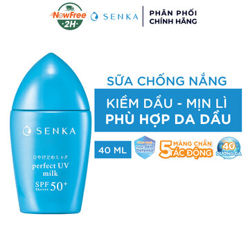 Sữa Chống Nắng Senka Kiềm Dầu, Mịn Lì Cho Da Dầu 40ml