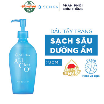 Dầu Tẩy Trang Senka Làm Sạch Sâu, Dưỡng Ẩm Da 230ml