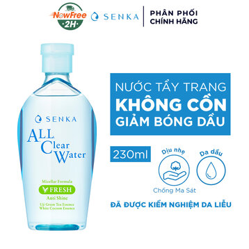 Nước Tẩy Trang Senka Ngừa Mụn, Kiểm Soát Nhờn 230ml