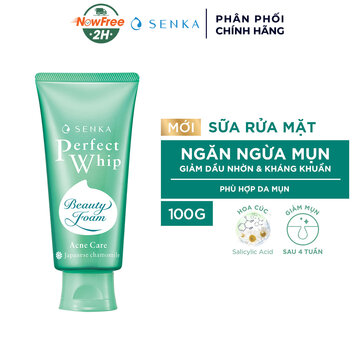 Sữa Rửa Mặt Senka Dành Cho Da Mụn 100g