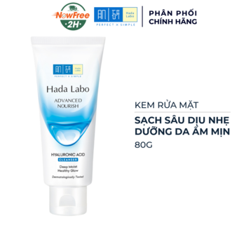 Kem Rửa Mặt Hada Labo Sạch Sâu Dưỡng Ẩm 80g