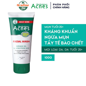 Gel Rửa Mặt Ngăn Ngừa Mụn Acnes 100g