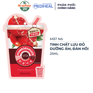 Mặt Nạ Mediheal Tinh Chất Lựu Đỏ Dưỡng Ẩm, Đàn Hồi Da 25ml
