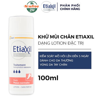 Lotion Khử Mùi Chân EtiaXil Dành Cho Da Thường 100ml