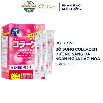 Bột Uống Collagen Naris ITOH Dưỡng Sáng Da 2gX30 Gói