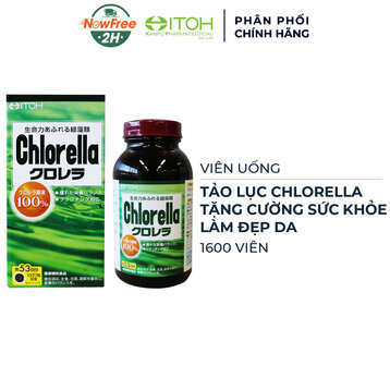 Viên Uống Tảo Lục Naris Cosmetic ITOH Chlorella 1440 Viên