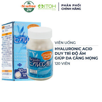 Viên Uống Bổ Sung Hyaluronic Acid Naris ITOH 120 Viên