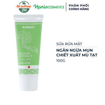 Sữa Rửa Mặt Naris Nature Cho Da Mụn Chiết Xuất Mù Tạt 100g