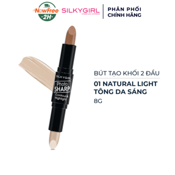 Bút Tạo Khối Silkygirl 2 Đầu 01 Natural Light 8g