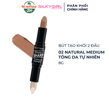 Bút Tạo Khối Silkygirl 2 Đầu 02 Natural Medium 8g