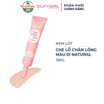 Kem Lót Che Lỗ Chân Lông SILKYGIRL Màu 01 Natural 15ml