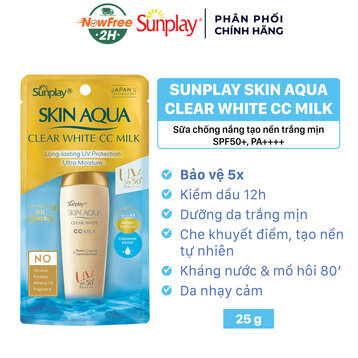 Sữa Chống Nắng Sunplay Dưỡng Da Tạo Nền Sáng Mịn 25g