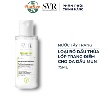 Nước Tẩy Trang SVR Micellar Giúp Loại Bỏ Dầu Cho Da 75ml