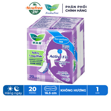 Băng Vệ Sinh Laurier Siêu Thấm Không Hương 20 Miếng