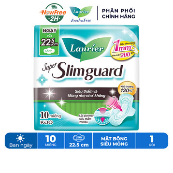 Băng Vệ Sinh Laurier Siêu Mỏng Bảo Vệ 1mm 22.5cm 10M