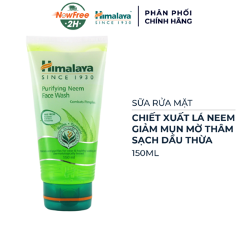 Sữa Rửa Mặt Himalaya Herbals Lá Neem Làm Giảm Mụn 150ml