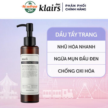 Dầu Tẩy Trang Klairs Làm Sạch Sâu Cho Mọi Loại Da 150ml