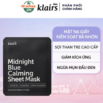 Mặt Nạ Klairs Làm Sạch &amp; Dịu Mát Da 25ml