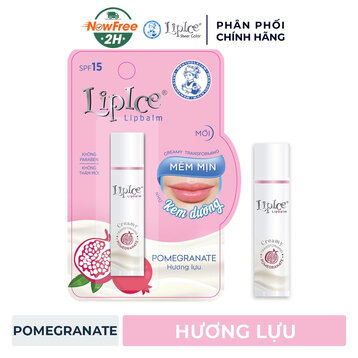 Son Dưỡng LipIce Không Màu Chuyển Kem Mịn Hương Lựu 4.3g