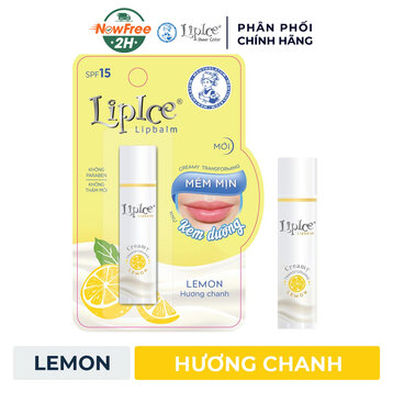 Son Dưỡng LipIce Không Màu Chuyển Kem Mịn Hương Chanh 4.3g
