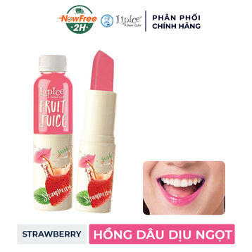 Son Dưỡng Lipice Trái Cây Strawberry - Hồng Dâu Dịu Ngọt 4g