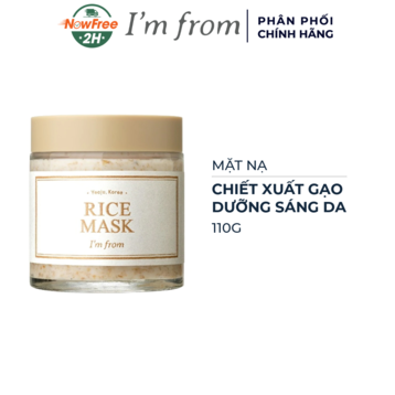 Mặt Nạ I'm From Chiết Xuất Gạo Dưỡng Sáng Da 110g