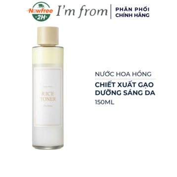 Nước Hoa Hồng I'm from Chiết Xuất Gạo Dưỡng Sáng Da 150ml